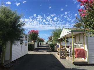 extérieur Chalet 5 people, camping les tulipes, la faute sur mer, la tranche sur mer,  heated pool, beach access - Camping les tulipes
