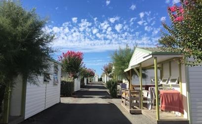 extérieur Chalet 5 people, camping les tulipes, la faute sur mer, la tranche sur mer,  heated pool, beach access - Camping les tulipes