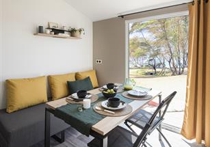 Mobil-home 6 personnes vue mer, camping les tulipes, la faute sur mer, la tranche sur mer, piscine chauffée, accès plage  - Camping les tulipes